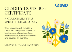 Charity Donation Certificate